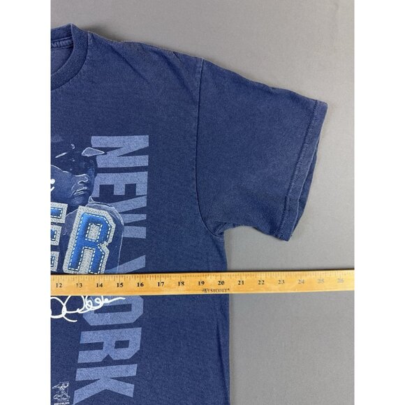 Rare Vintage Y2K Derek Jeter New York Yankees Baseball MLB Art Faded Tee - Picture 7 of 8